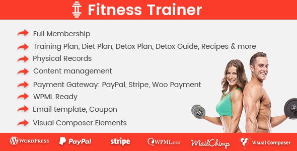 Fitness Trainer v1.7.1 – 培训会员插件下载