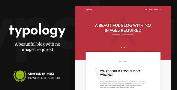 Typology v.1.7.7 基于文本的最小 WordPress 博客主题下载