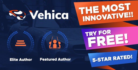 Vehica v1.0.109 – 汽车经销商列表评测WordPress主题下载