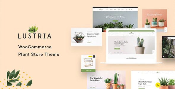 Lustria v.4.6 – 多用途植物商店WordPress主题下载