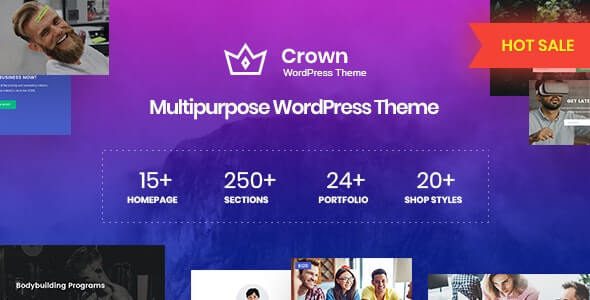 Crown v.1.0.4 多用途 WordPress 主题下载