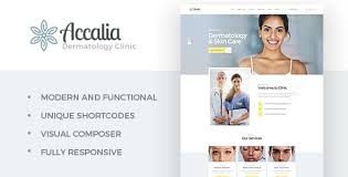 Accalia v.1.5.2 皮肤科诊所WordPress主题下载