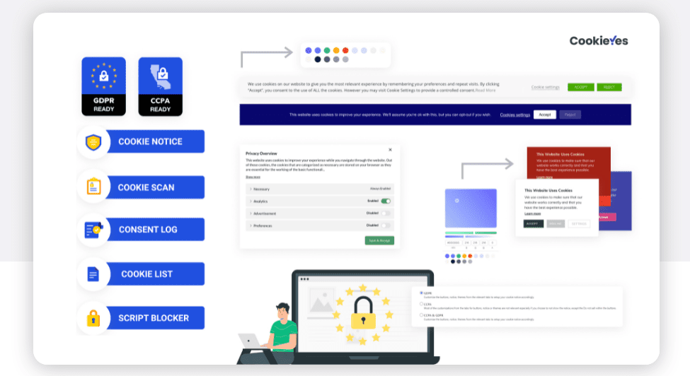 GDPR Cookie Consent Nulled v2.5.7 自动识别 cookie插件下载