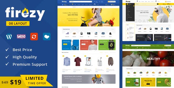 Firezy v3.3.0 – 多用途 WooCommerce 主题下载