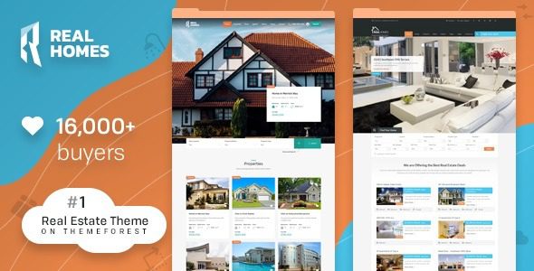 RealHomes v4.5.5 – 房地产销售和租赁 WordPress主题下载