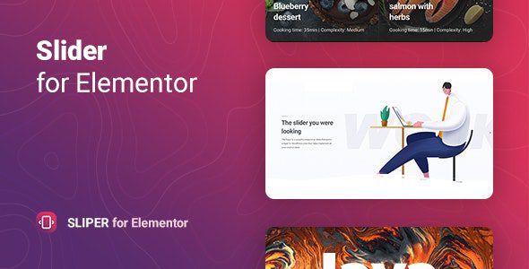 Sliper  v1.0.7 – Elementor的全屏滑块插件下载