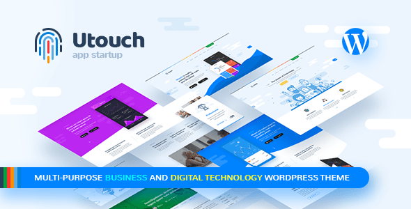 Utouch Startup v3.3.4 – 多用途商业和数字技术 WordPress 主题下载