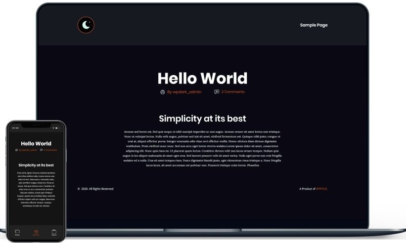 WP Dark Mode Ultimate v4.0.16+5.2.14 – 最好的 WordPress 黑暗深浅背景模式切换插件下载
