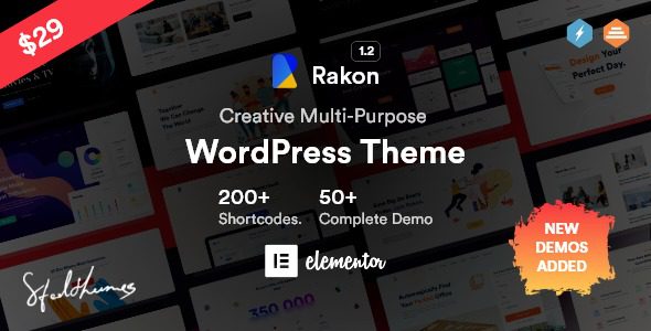 Rakon v.2.3.6 – 创意多用途WordPress主题下载