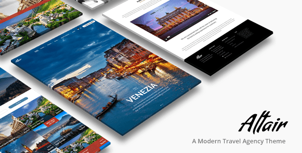 Altair v.5.2.2 旅行社WordPress破解版主题下载
