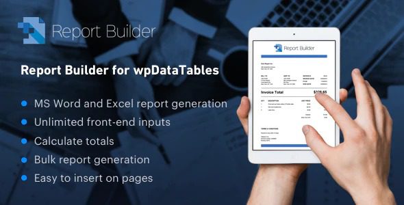 Report Builder for wpDataTables v2.3 报表插件破解版下载