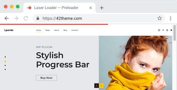 Laser Loader v.2.0.1 – 时尚进度条预加载器插件下载