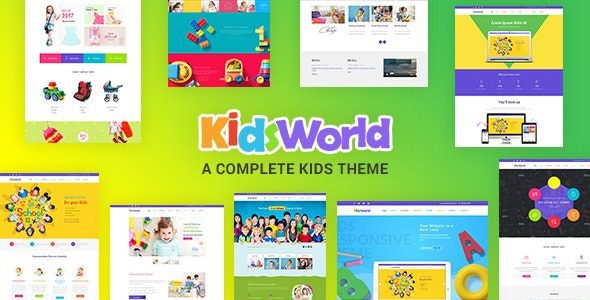 Kids Heaven v3.8 – 儿童WordPress主题下载