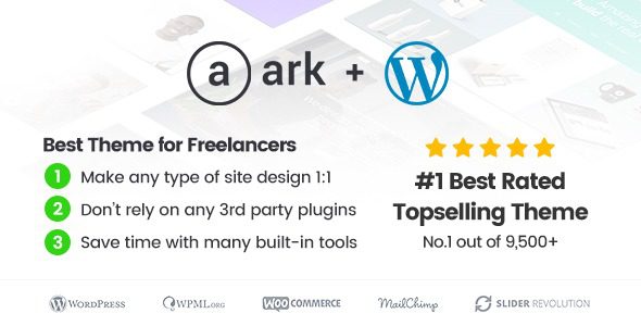 The Ark v1.74.0 为自由职业者制作的 WordPress 主题下载