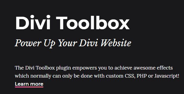 Divi Toolbox v1.7.4 – 自定义 Divi 主题的强大工具插件下载