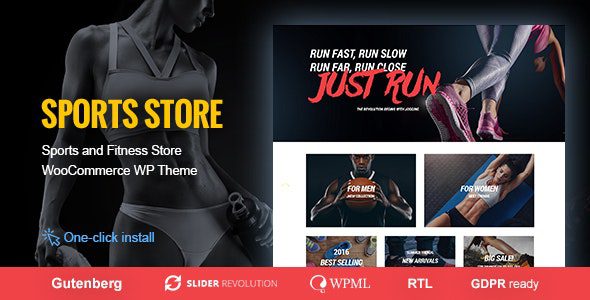 Sports Store v1.1.3– 运动服装和健身器材商店 WP 主题下载