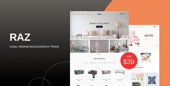 Raz v1.2.0 – 干净、简约的WooCommerce主题下载
