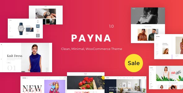 Payna v.1.2.9 – 简洁、轻便的 WooCommerce 主题下载