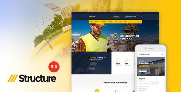 Structure v7.7.0 – 建筑 WordPress 主题下载