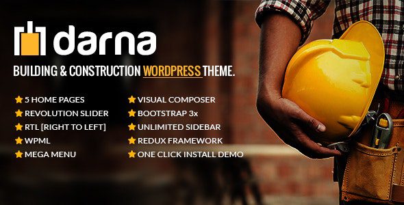 Darna v.1.3.5 建筑 WordPress 主题下载下载