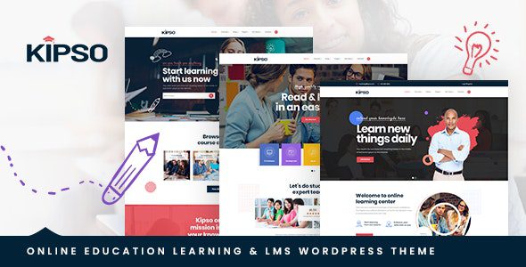 Kipso v1.3.7 – 教育 LMS WordPress 主题 GPL下载