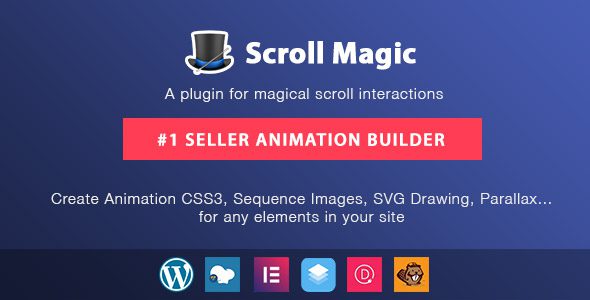 Scroll Magic WordPress v.5.0.3 – 鼠标滚动动画生成器插件下载