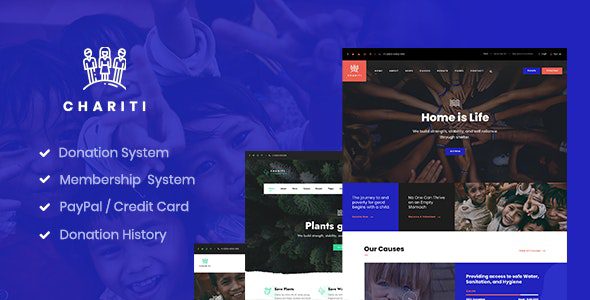 Chariti v1.2.8 – 慈善与捐赠 WordPress主题下载