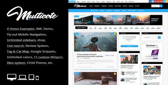 Multicote v.3.7 – 杂志和 WooCommerce WordPress 主题下载