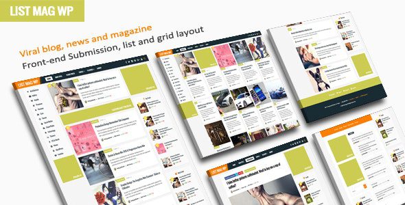List Mag WP v.3.6 – 响应式 WordPress博客主题下载