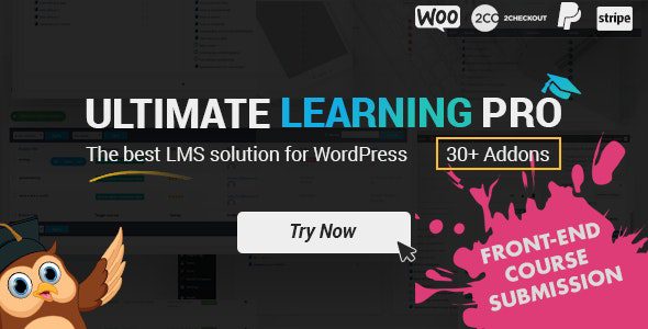 Ultimate Learning Pro Nulled v3.9.3 网课学习管理插件下载