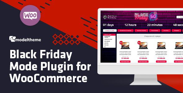 Black Friday / Cyber Monday Mode for WooCommerce v2.0.0 整站促销模式插件下载
