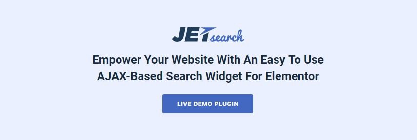 JetSearch For Elementor v3.6.3.1 AJAX极速搜索插件免费下载