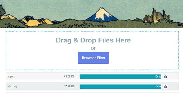 Contact Form 7 Drag and Drop FIles Upload v.3.5.4 – 拖拽上传文件拓展插件下载