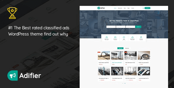 Adifier v3.9.9 – 分类广告 WordPress 主题下载