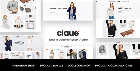 Claue v2.2.8 – 干净，最小的WooCommerce主题下载