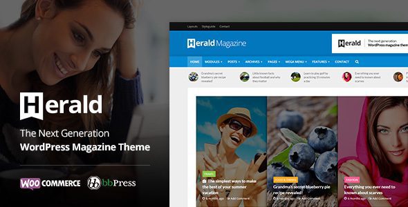 Herald v.2.6 – 报纸和新闻门户 WordPress 主题下载