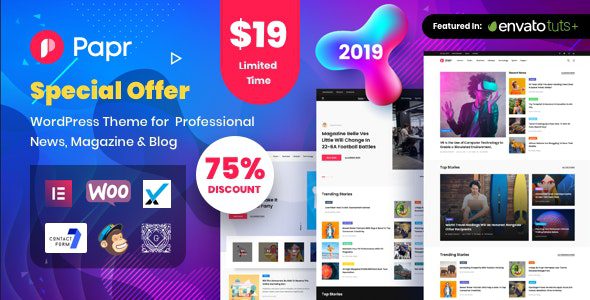 Papr v.1.6.0 新闻杂志主题下载