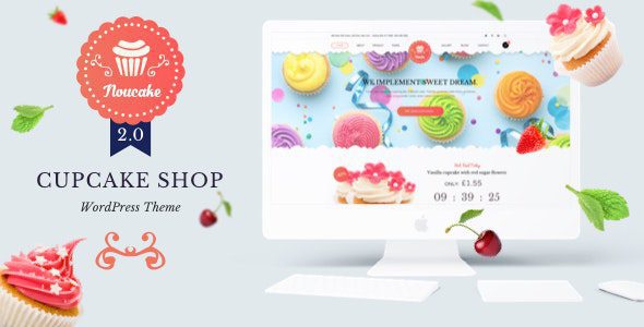 Noucake v3.0.0 – 面包店BakeryWordPress主题下载