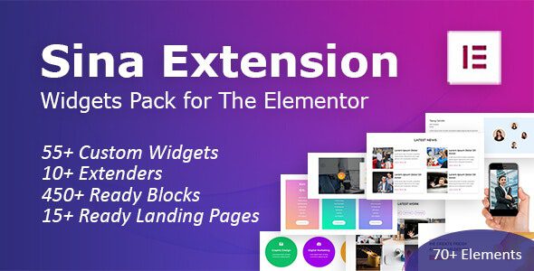 SEFE – Sina Extension for Elementor v1.12.3 下载