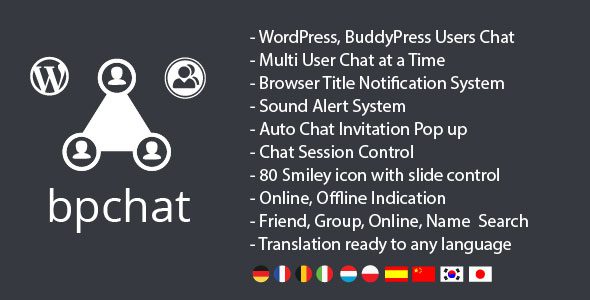 WordPress, BuddyPress Users Chat Plugin v2.0.4 插件下载