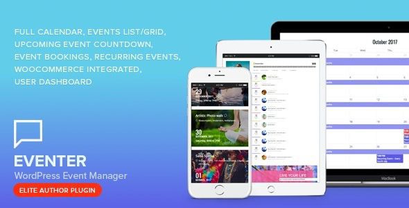 Eventer v.3.11.4 – WordPress 事件管理器插件下载