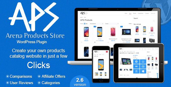 Arena Products Store v3.2 – WordPress 插件下载