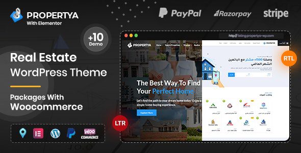 Propertya v.1.0.14 – 房地产 WordPress 主题下载