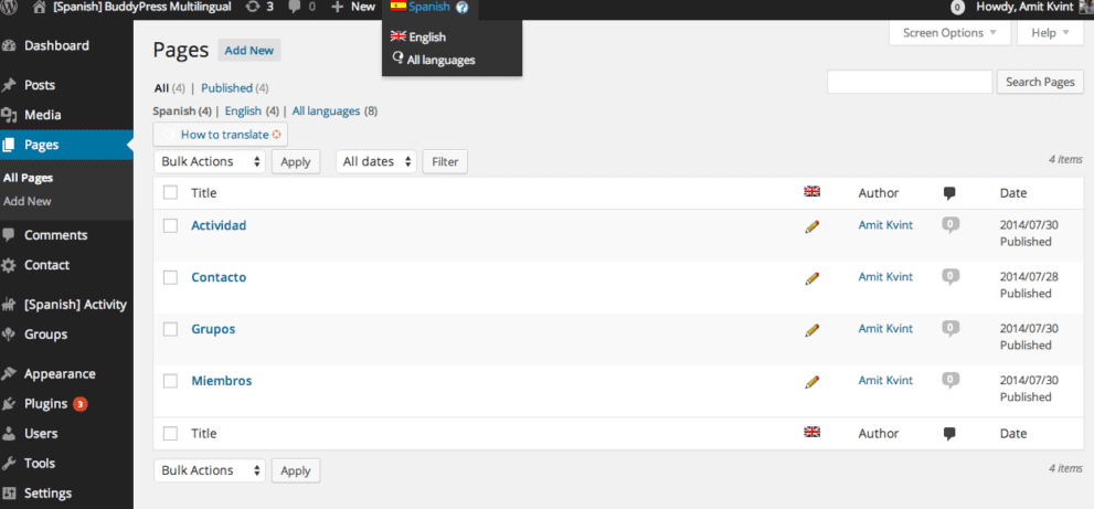 WPML BuddyPress Multilingual v1.9.3 多语言适配插件｜功能介绍与正版购买指引