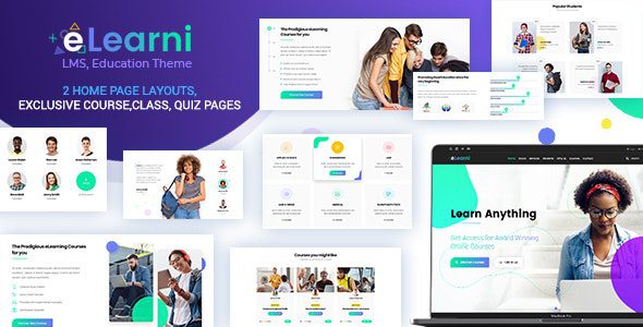 eLearni v3.4 – 在线教育课程培训LMS系统WordPress主题免费下载