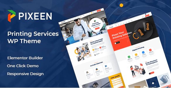 Pixeen v2.0.2 – 印刷服务公司 WordPress 主题 + RTL 下载