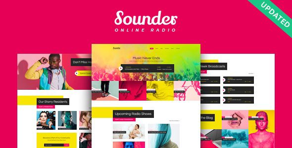 Sounder v.1.3.11 | 在线电台 WordPress 主题下载