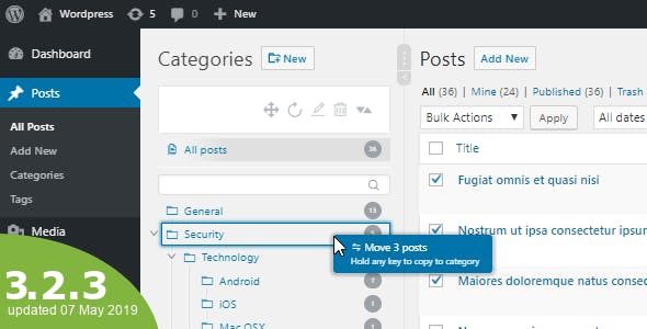 WordPress Real Category Management v4.2.69 – 自定义分类类别管理插件下载