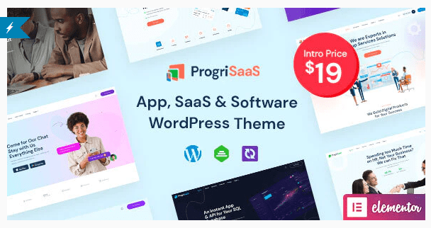 ProgriSaaS v1.1.15 – 创意着陆页WordPress主题下载