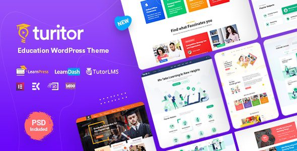 Turitor v1.5.4 – LMS&教育WordPress主题下载